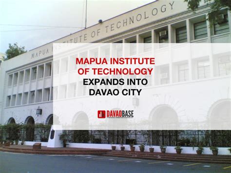 Mapua Institute of Technology Plans Expansion Into .